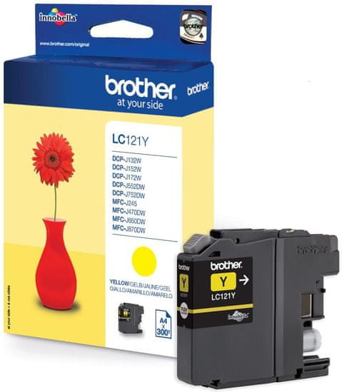 Brother LC-121 Y yellow kartuša